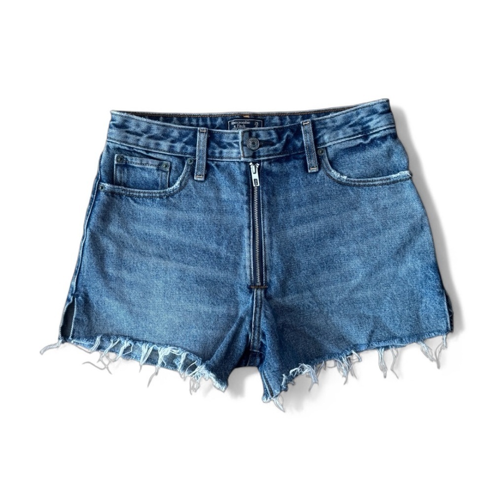 Abercrombie & Fitch Annie High Rise Denim Short